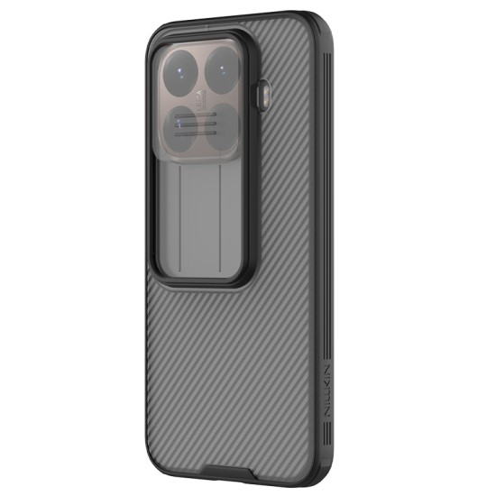 Xiaomi 15T Pro твърд гръб със защита на камерата прозрачно черен