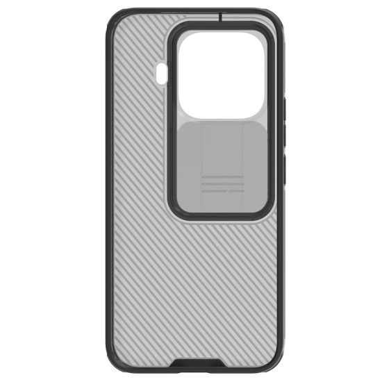Xiaomi 15T Pro твърд гръб със защита на камерата прозрачно черен