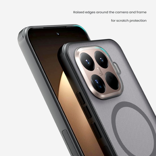 Xiaomi 15T Pro магнитен калъф твърд гръб Nillkin прозрачно черен