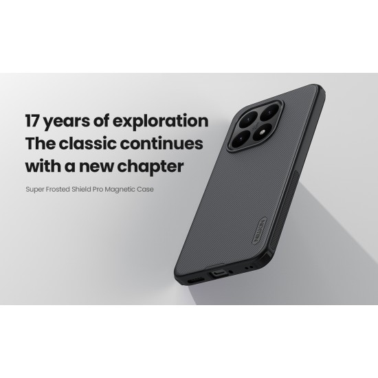 Xiaomi 15T магнитен калъф твърд гръб Nillkin черен