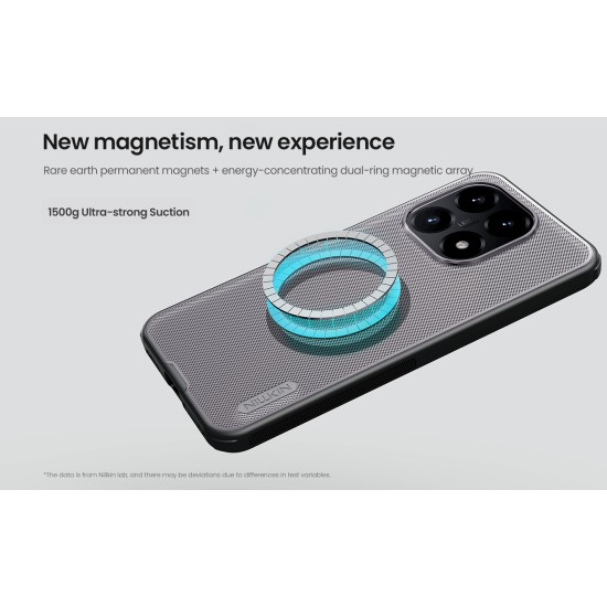 Xiaomi 15T магнитен калъф твърд гръб Nillkin прозрачно черен