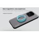 Xiaomi 15T магнитен калъф твърд гръб Nillkin прозрачно черен