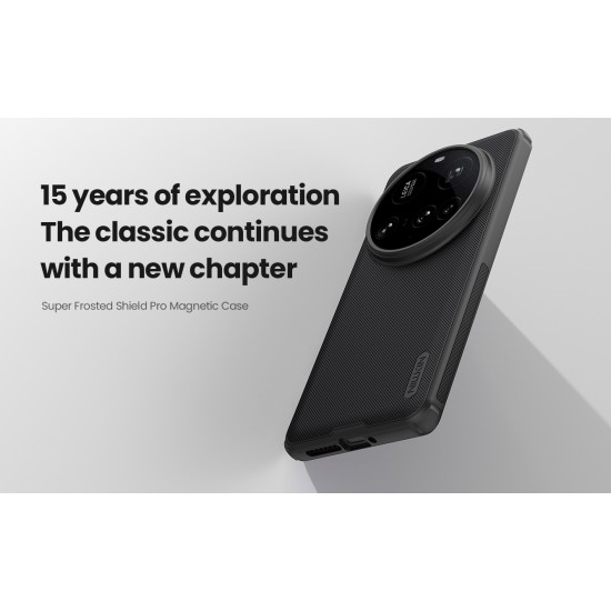 Xiaomi 15 Ultra магнитен калъф твърд гръб Nillkin черен