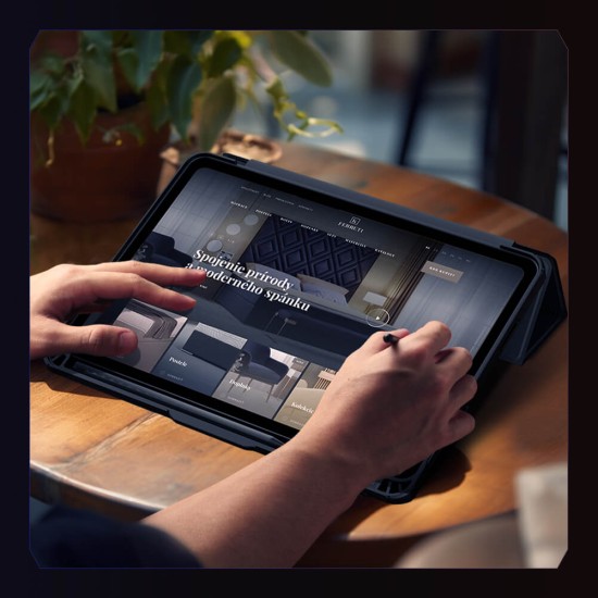 Xiaomi Pad 8 / 8 Pro брониран калъф с капак и защита на камерата черен