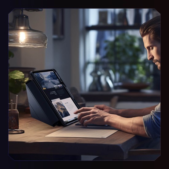 Xiaomi Pad 8 / 8 Pro брониран калъф с капак и защита на камерата черен