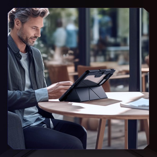 Xiaomi Pad 8 / 8 Pro брониран калъф с капак и защита на камерата черен