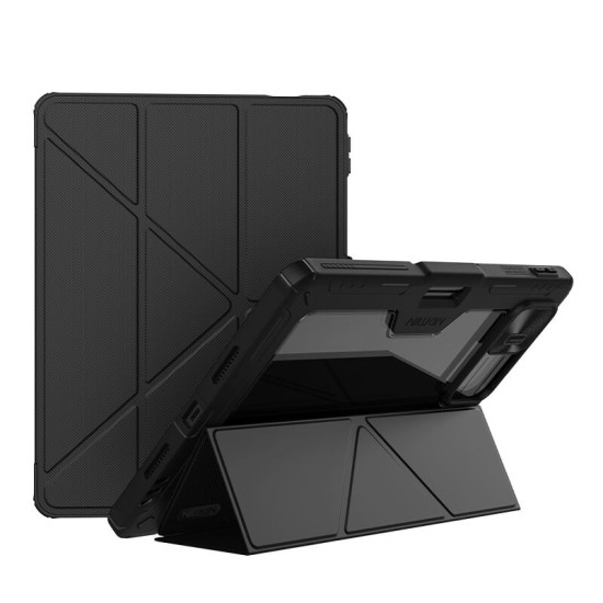 Xiaomi Pad 8 / 8 Pro брониран калъф с капак и защита на камерата черен