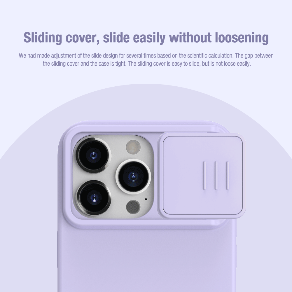 iPhone 15 Pro силиконов магнитен калъф със защита на камерата черен